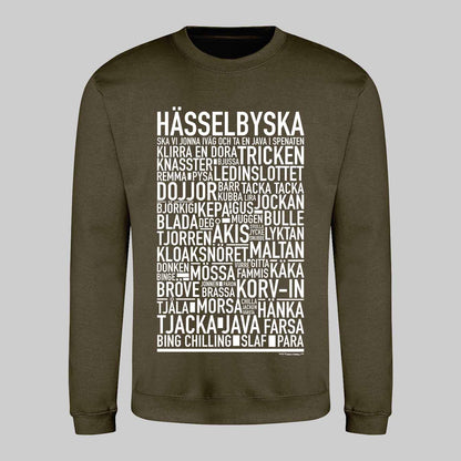 Hässelbyska Dialekt Text Sweatshirt