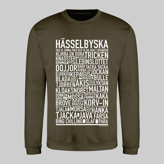 Hässelbyska Dialekt Text Sweatshirt
