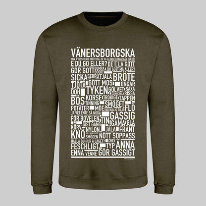 Vänersborgska Dialekt Text Sweatshirt
