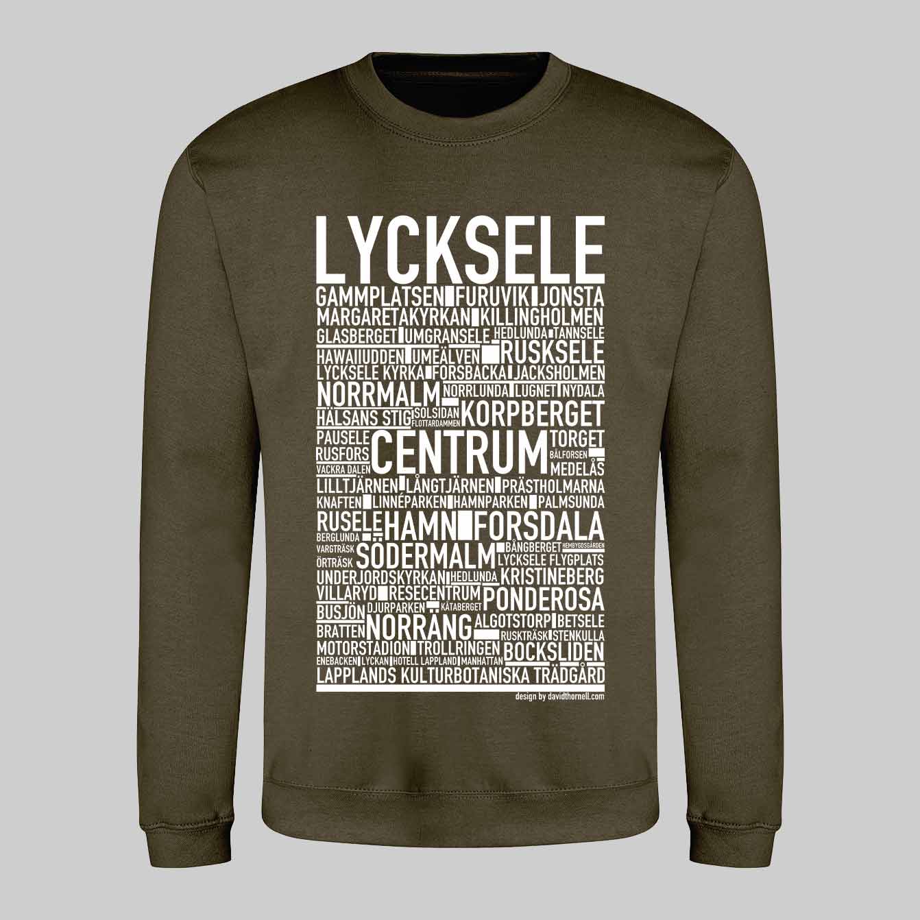 Lycksele Text Sweatshirt