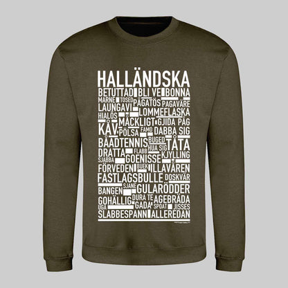 Halländska Dialekt Text Sweatshirt