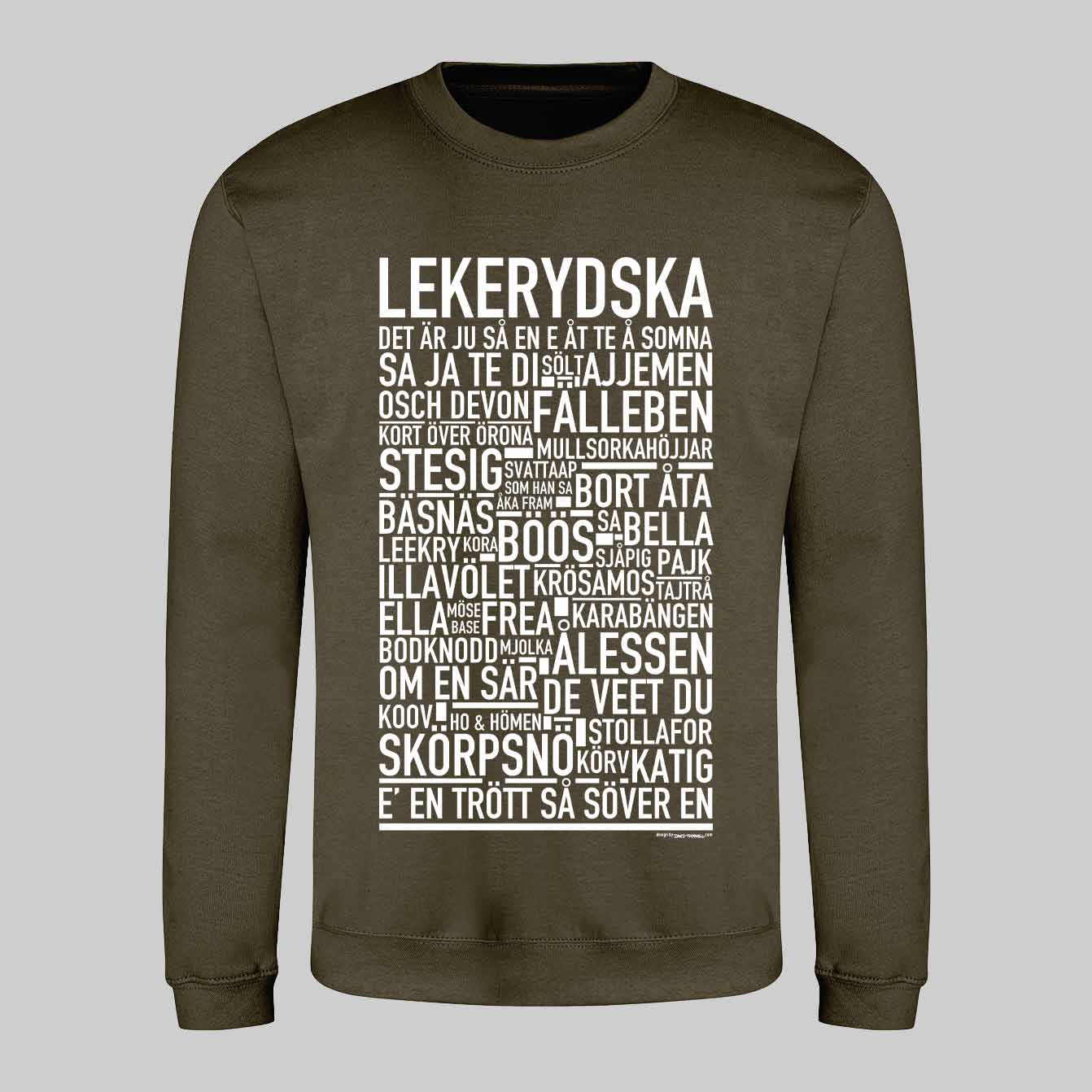 Lekerydska Dialekt Text Sweatshirt