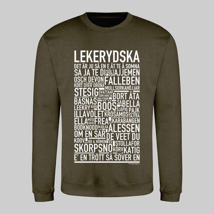 Lekerydska Dialekt Text Sweatshirt