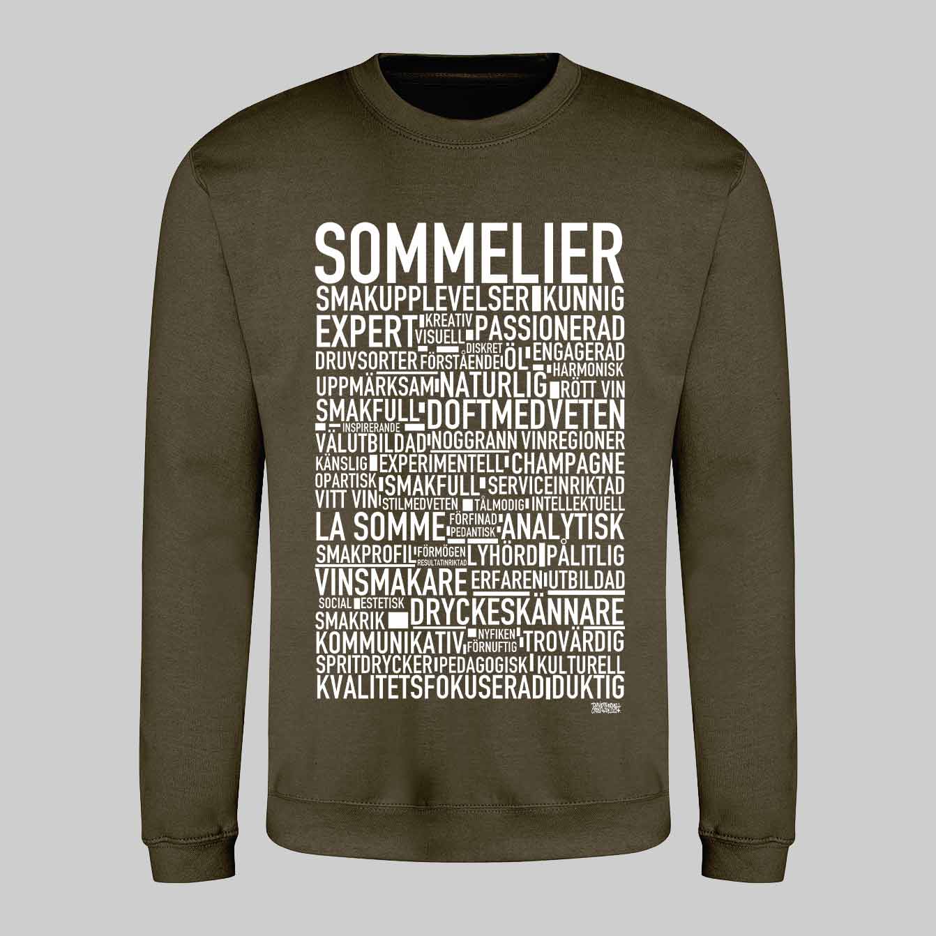 Sommelier Text Sweatshirt