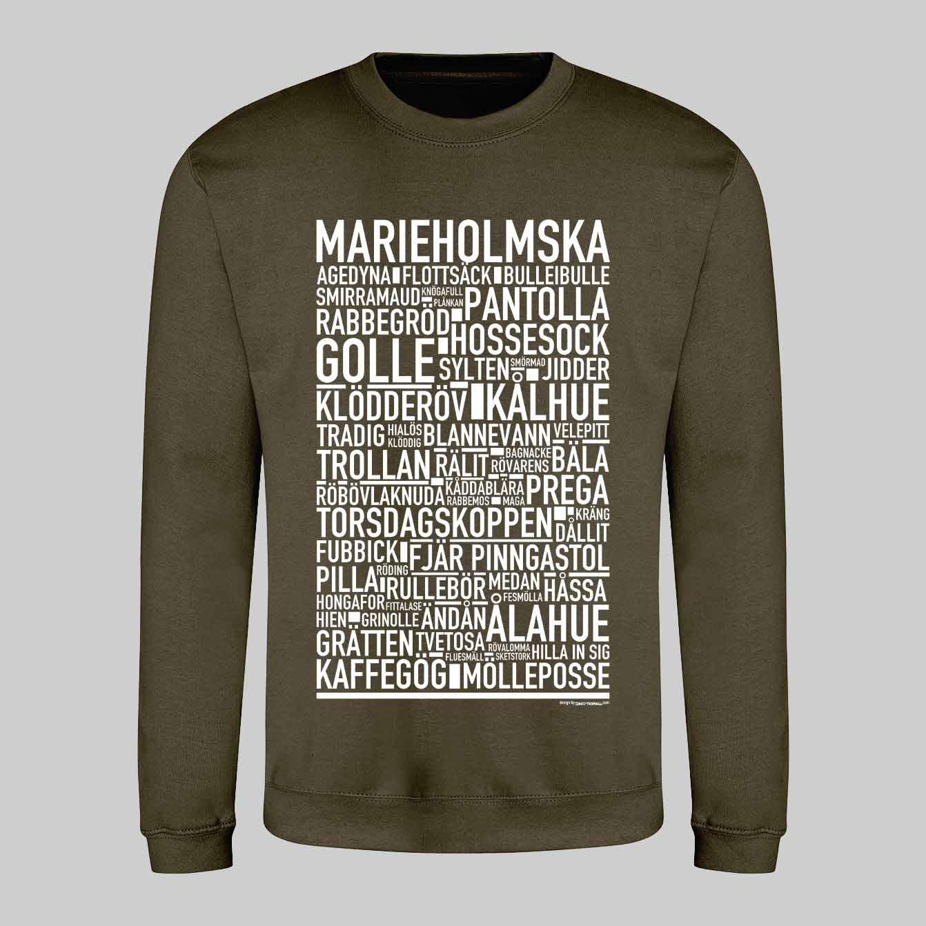 Marieholmska Dialekt Text Sweatshirt