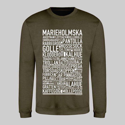 Marieholmska Dialekt Text Sweatshirt
