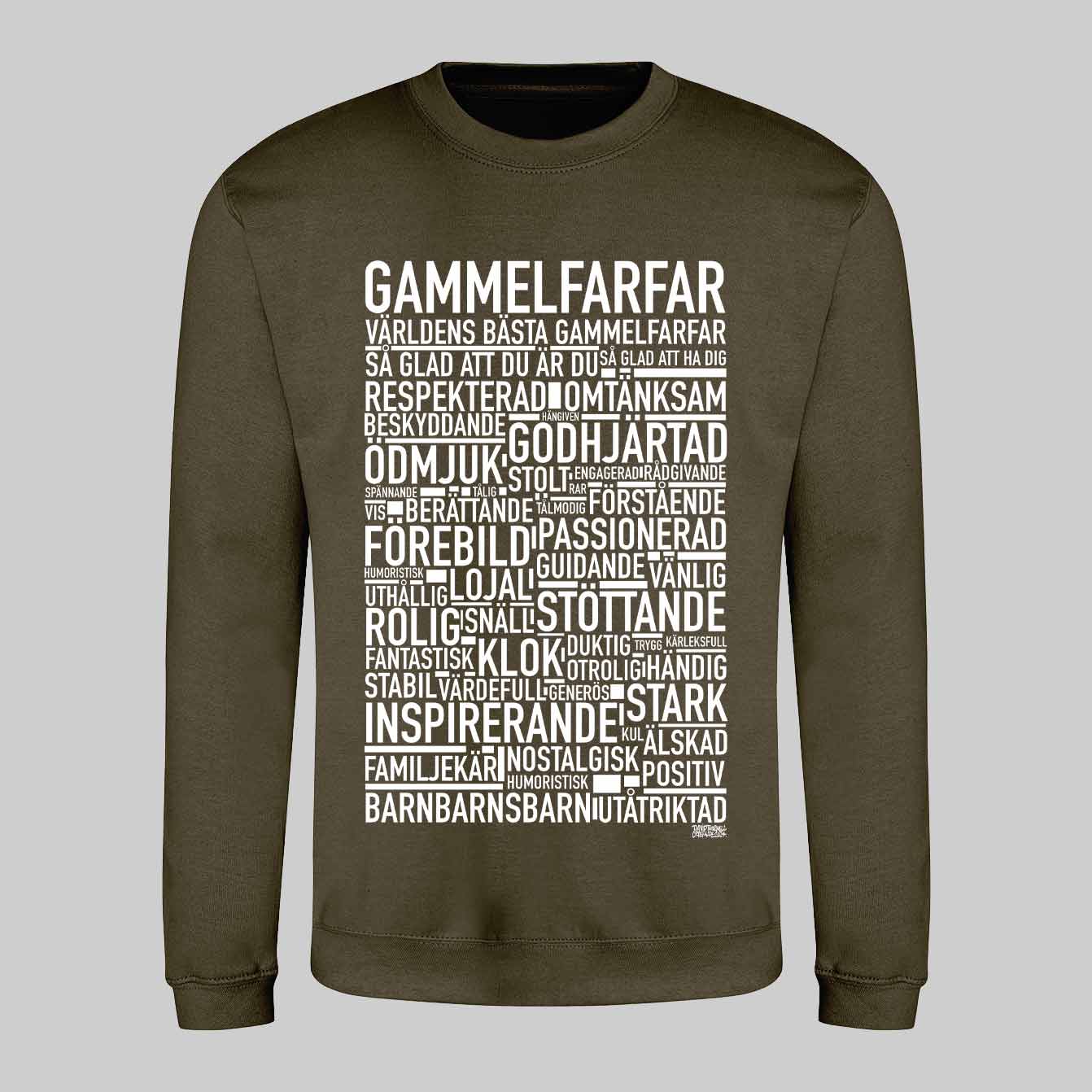Gammelfarfar 2024 Text Sweatshirt