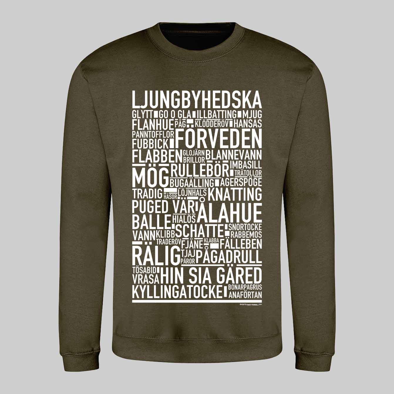 Ljungbyhedska Dialekt Text Sweatshirt