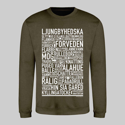 Ljungbyhedska Dialekt Text Sweatshirt