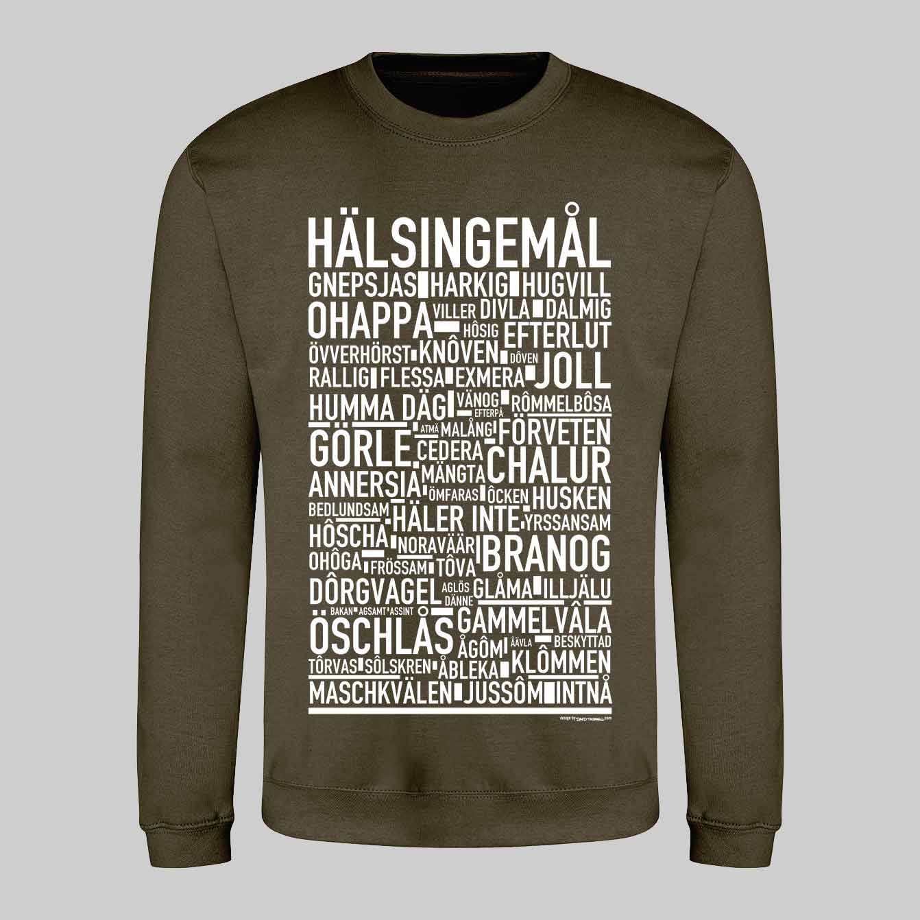 Hälsingemål Dialekt Text Sweatshirt