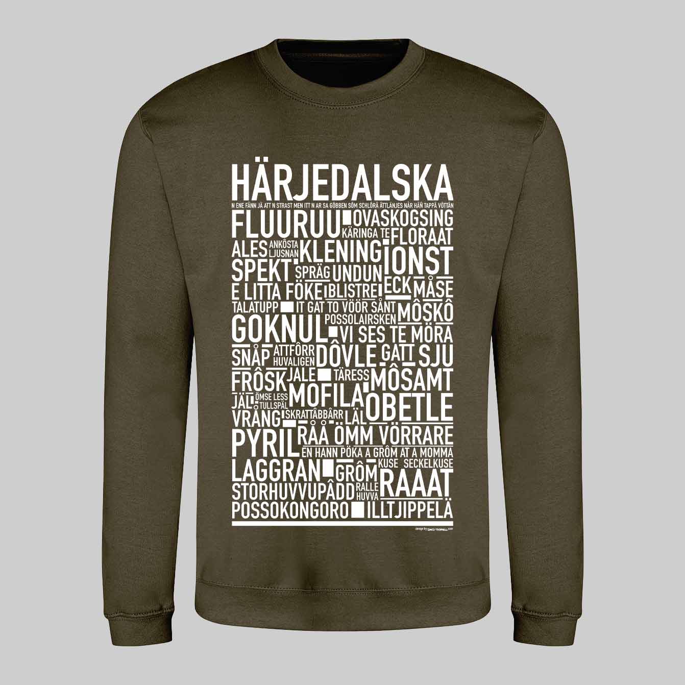 Härjedalska Dialekt Text Sweatshirt
