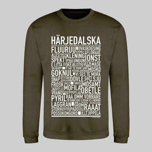 Härjedalska Dialekt Text Sweatshirt