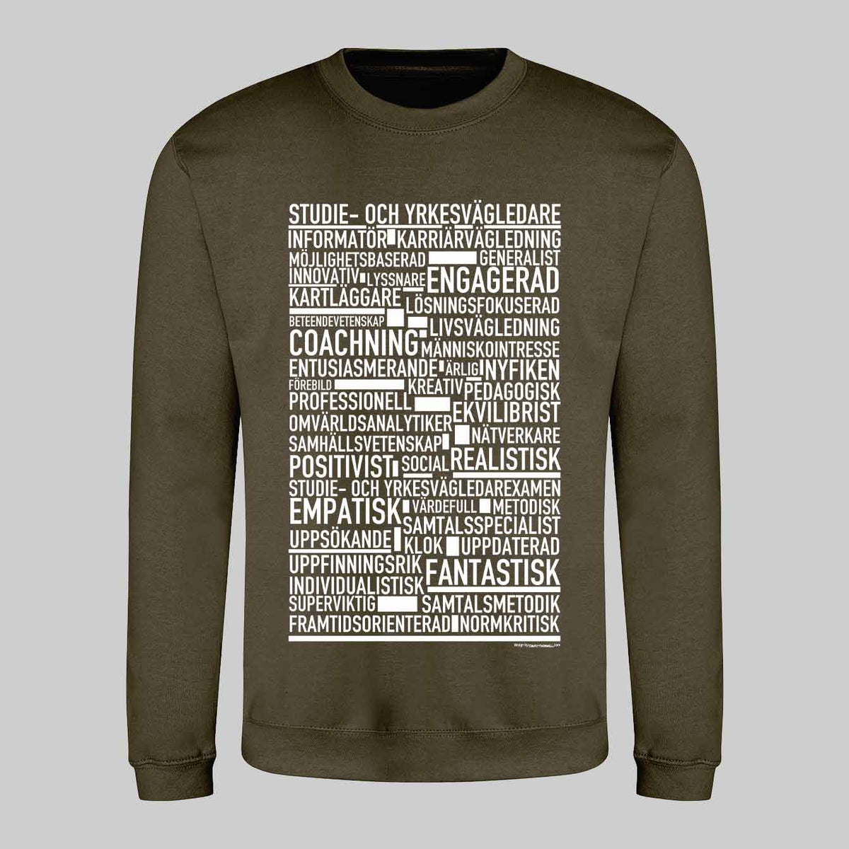 Studie- och Yrkesvägledare Text Sweatshirt