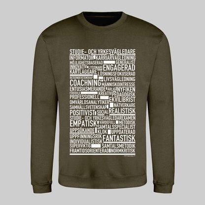 Studie- och Yrkesvägledare Text Sweatshirt