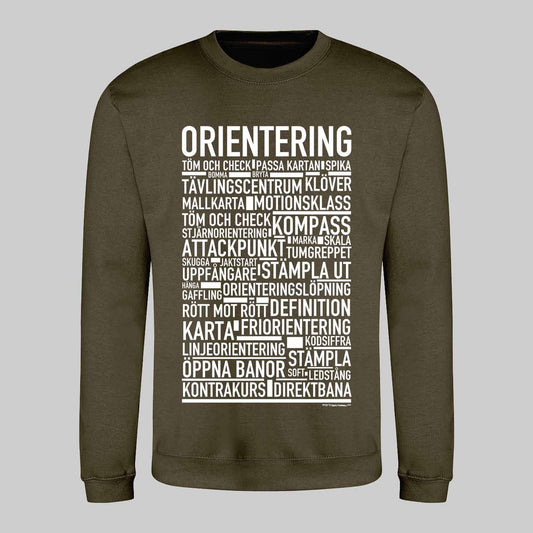 Orientering Text Sweatshirt