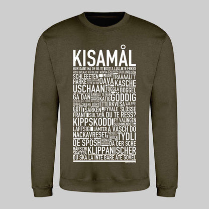 Kisamål Dialekt Text Sweatshirt