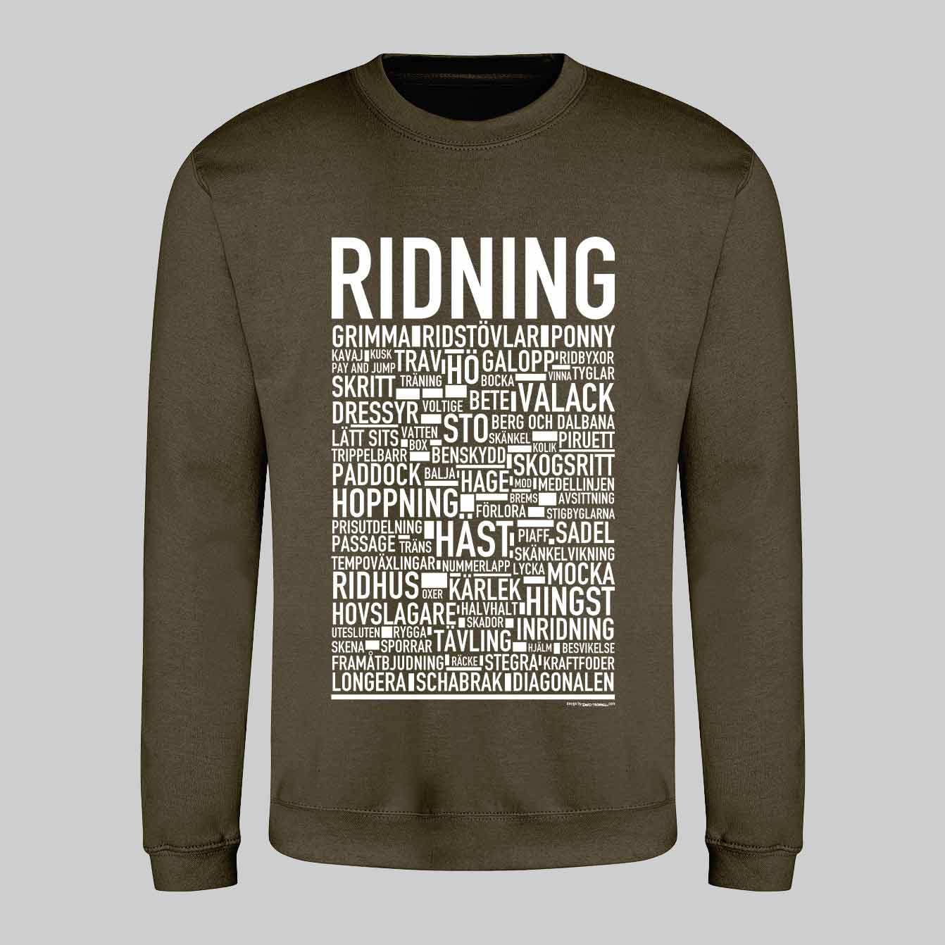 Ridning Text Sweatshirt