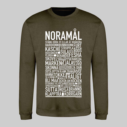 Noramål Dialekt Text Sweatshirt