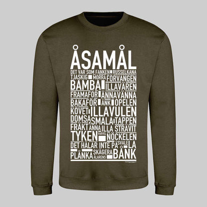 Åsamål Dialekt Text Sweatshirt