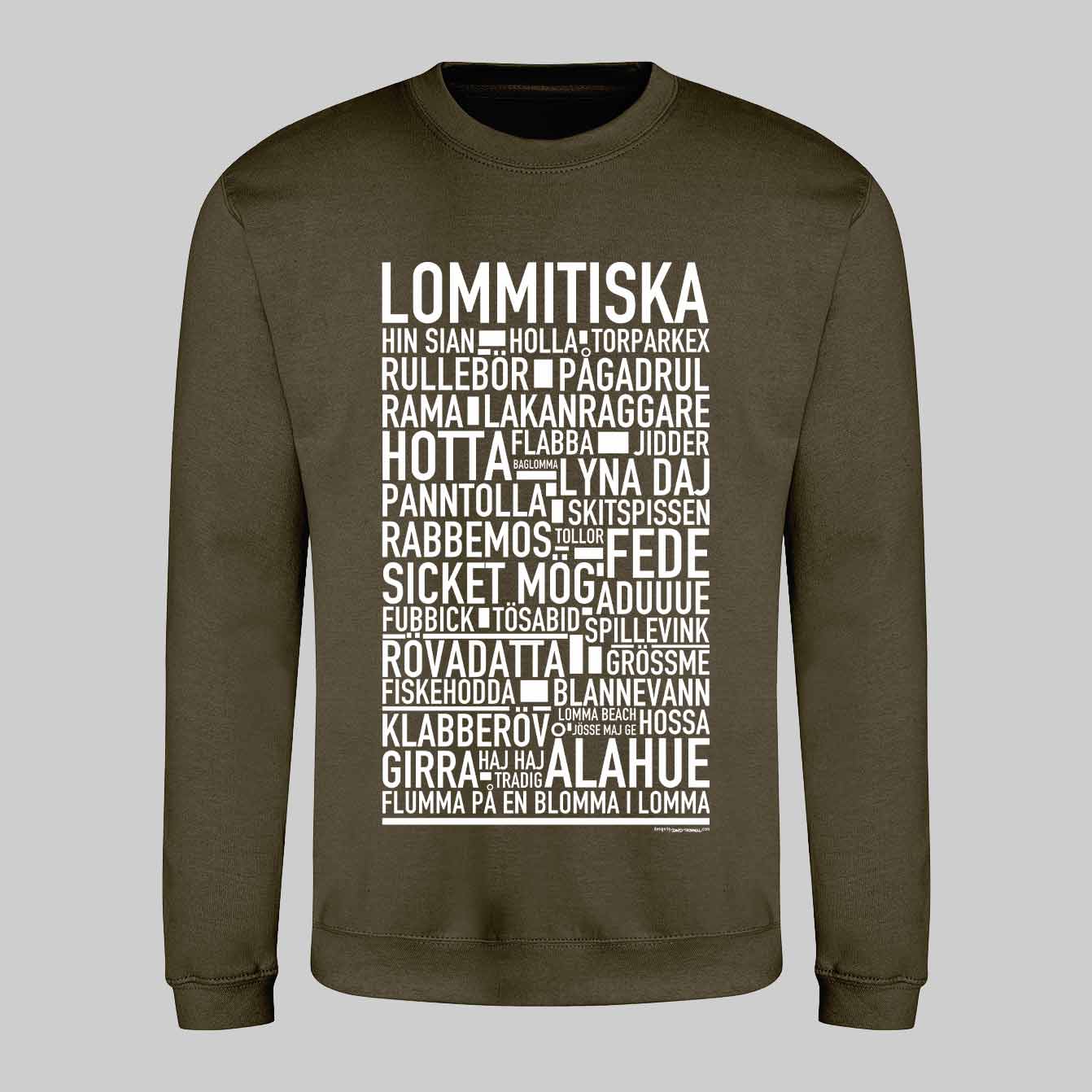 Lommitiska V2 Dialekt Text Sweatshirt