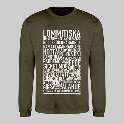 Lommitiska V2 Dialekt Text Sweatshirt