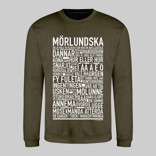 Mörlundska Dialekt Text Sweatshirt