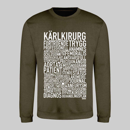 Kärlkirurg Text Sweatshirt