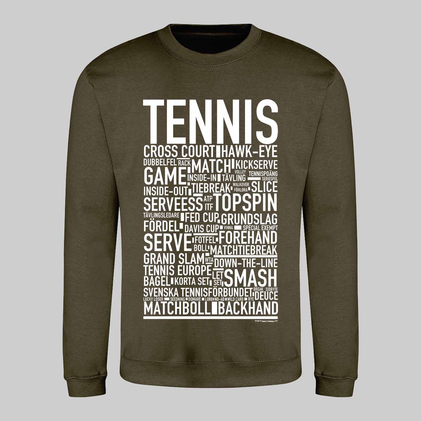 Tennis Text Sweatshirt