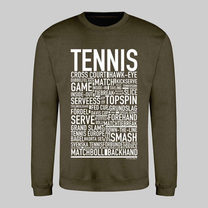 Tennis Text Sweatshirt