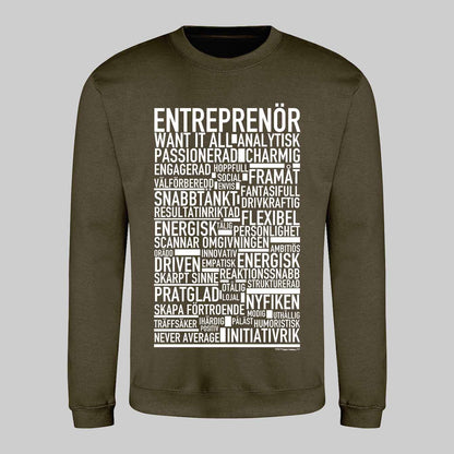 Entreprenör Text Sweatshirt
