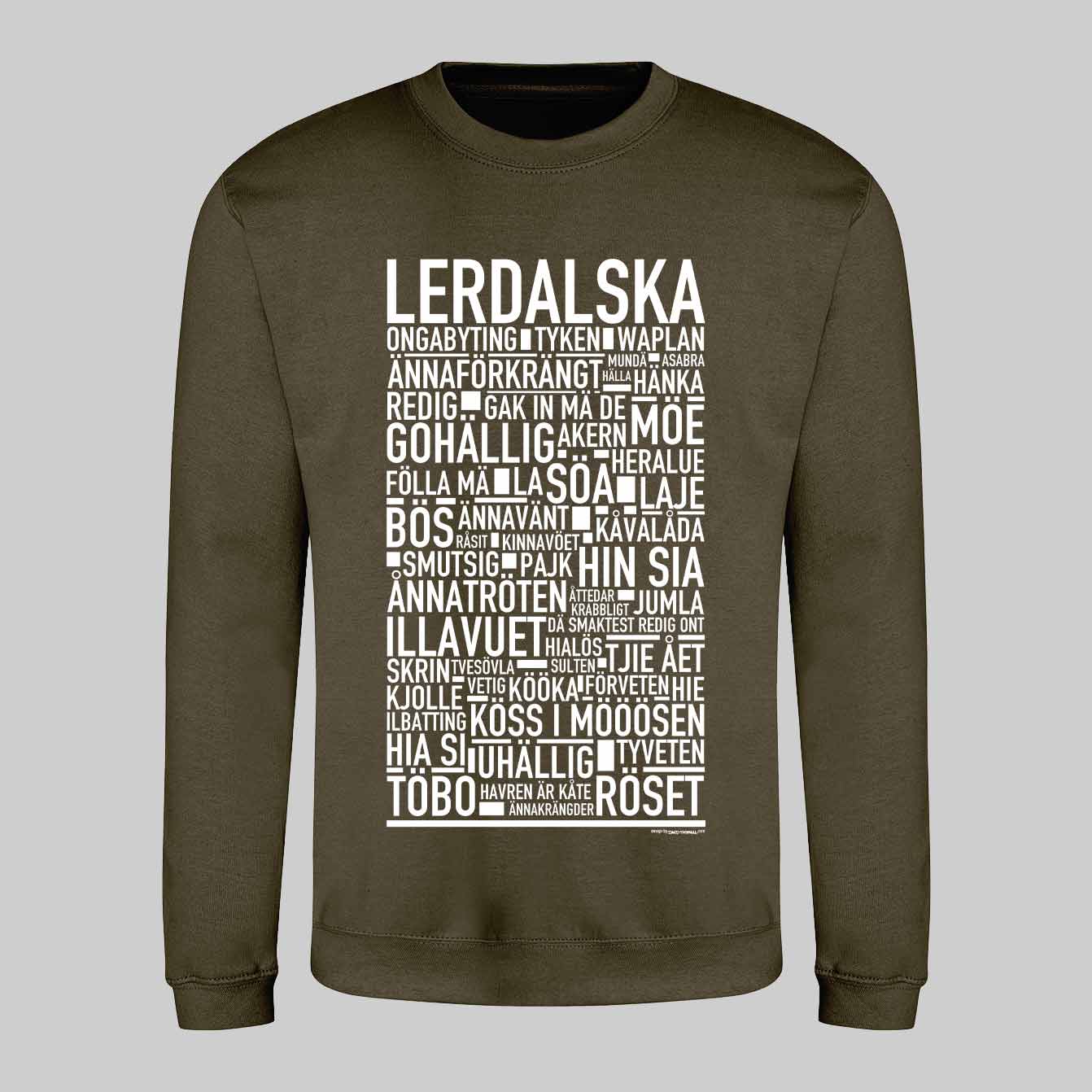 Lerdalska Dialekt Text Sweatshirt