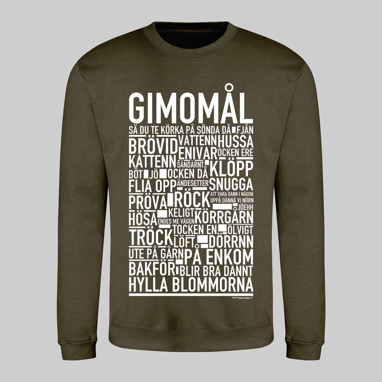 Gimomål Dialekt Text Sweatshirt
