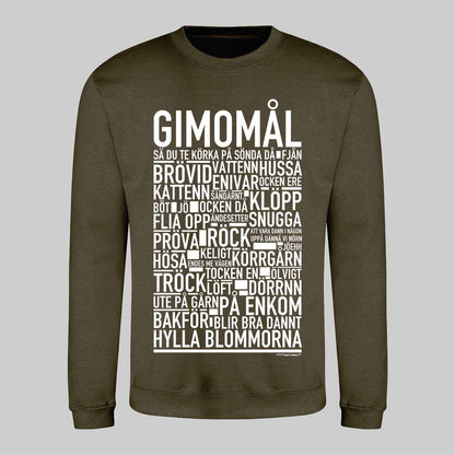 Gimomål Dialekt Text Sweatshirt