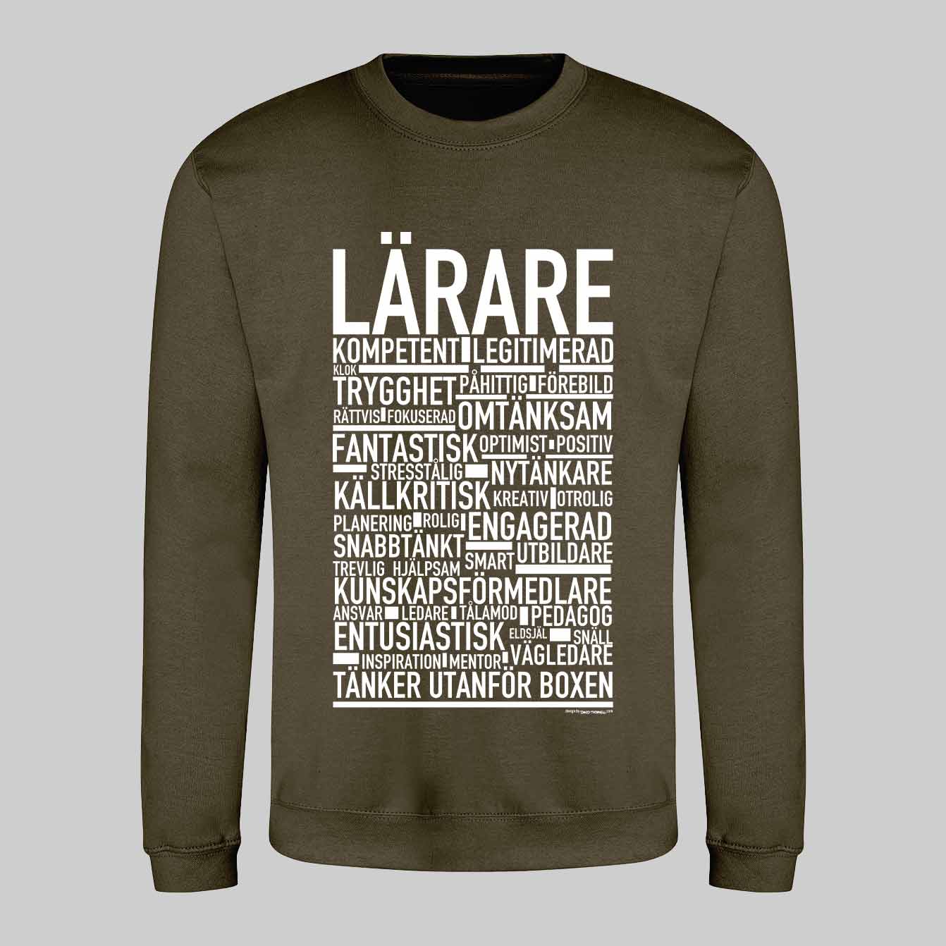 Lärare Text Sweatshirt