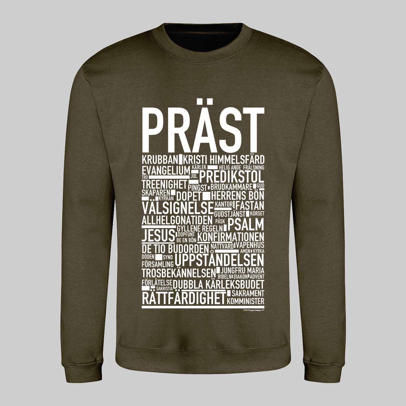 Präst Text Sweatshirt