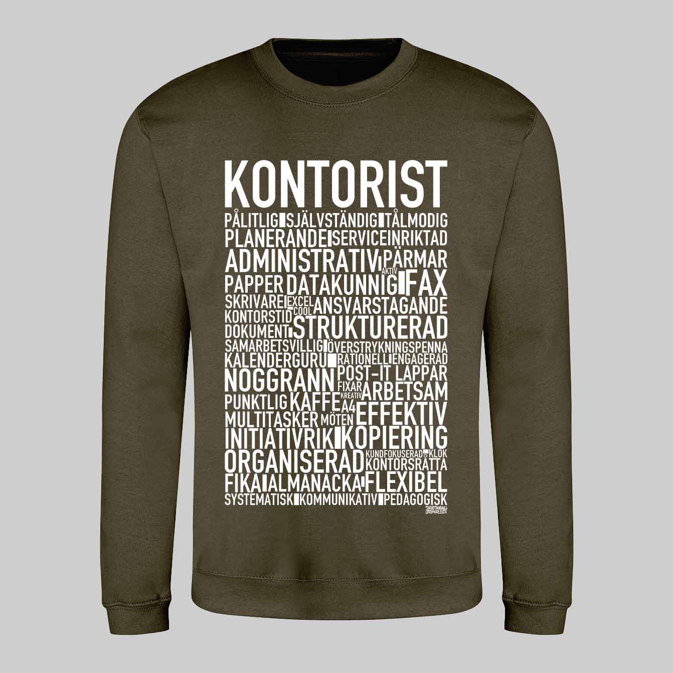 Kontorist Text Sweatshirt