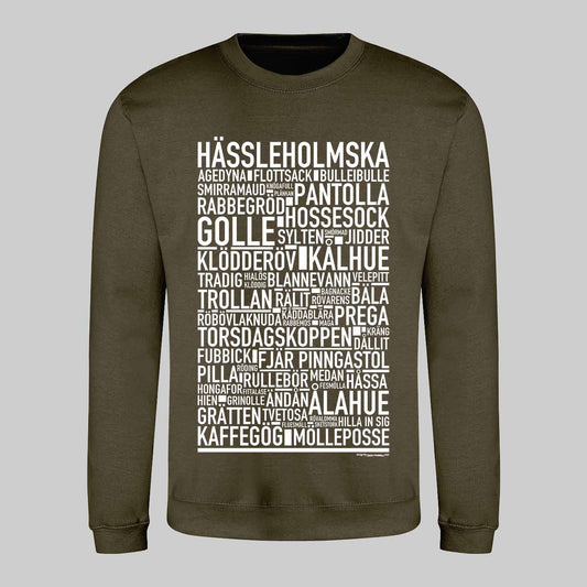 Hässleholmska Dialekt Text Sweatshirt