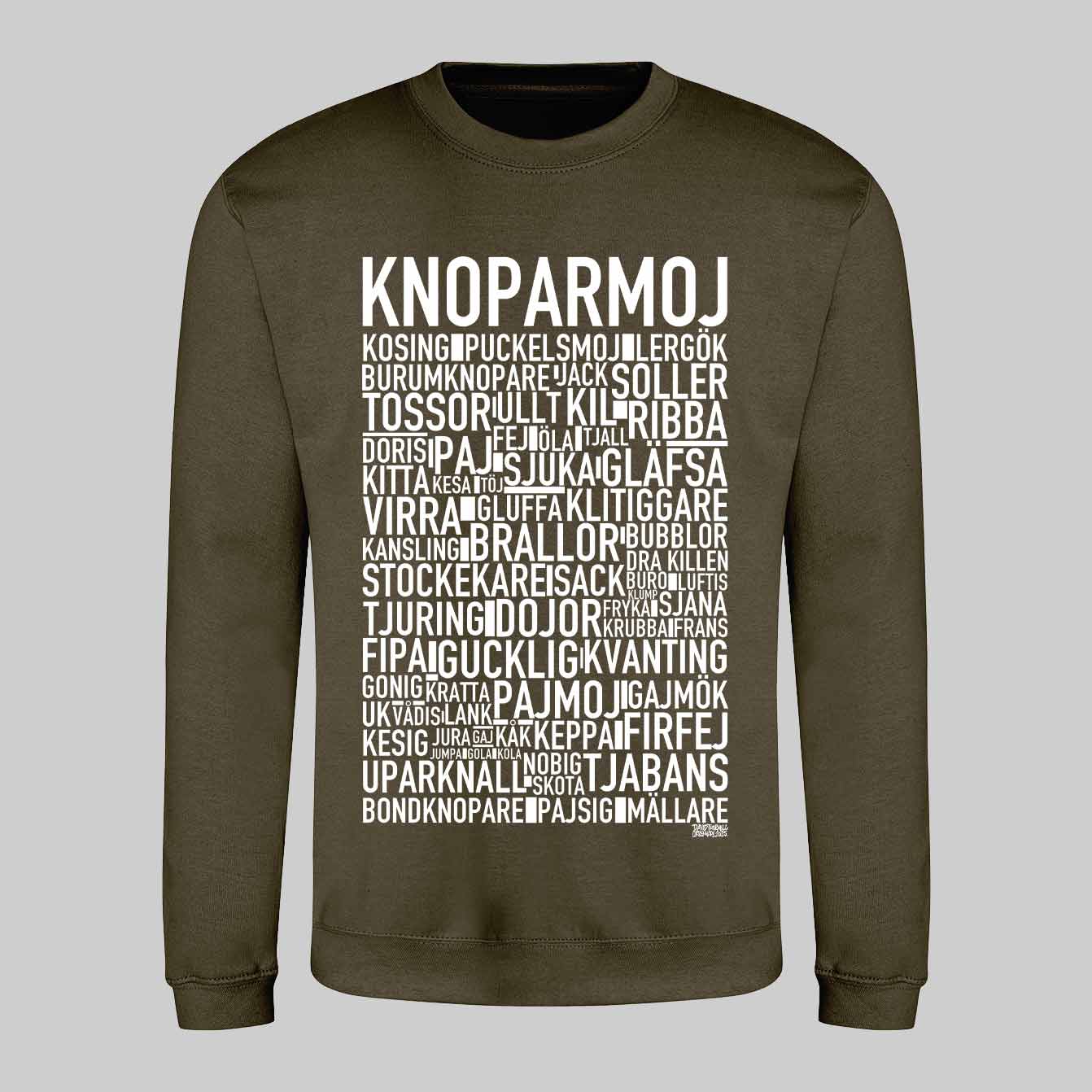 Knoparmoj Dialekt Text Sweatshirt