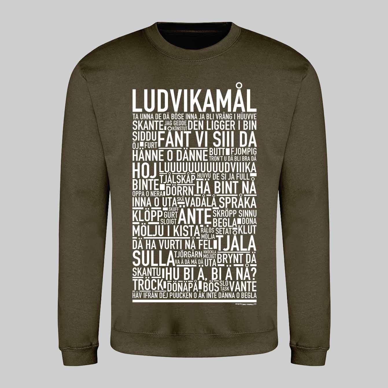 Ludvikamål Dialekt Text Sweatshirt