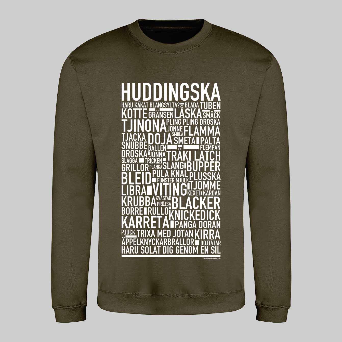 Huddingska Dialekt Text Sweatshirt