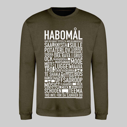 Habomål Dialekt Text Sweatshirt