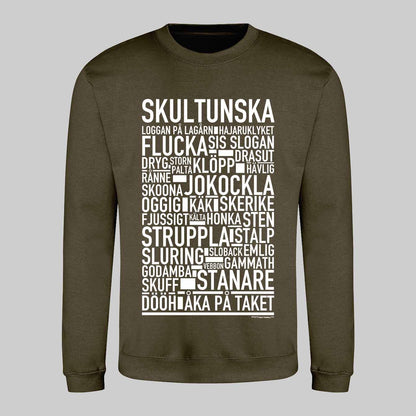Skultunska Dialekt Text Sweatshirt