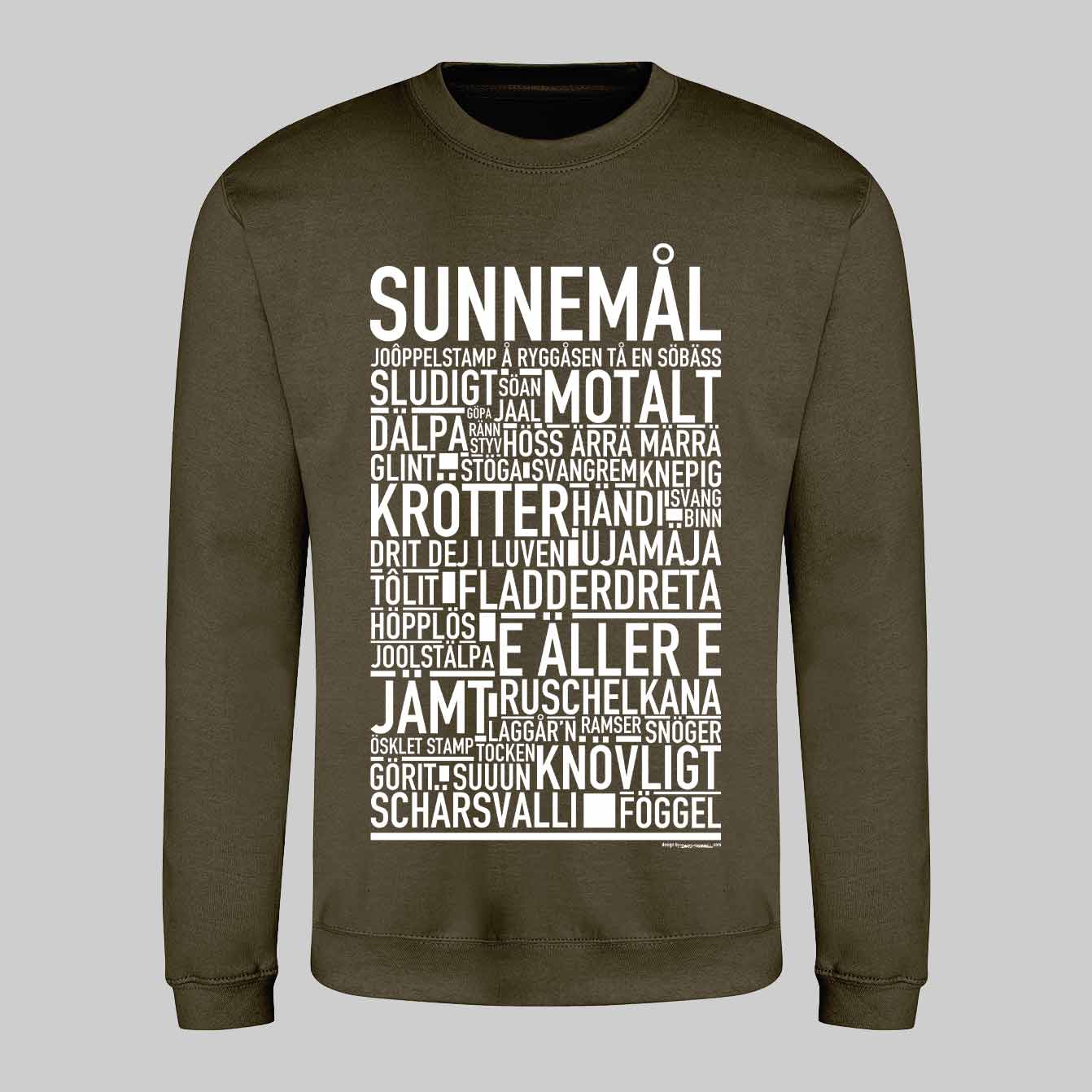 Sunnemål Dialekt Text Sweatshirt