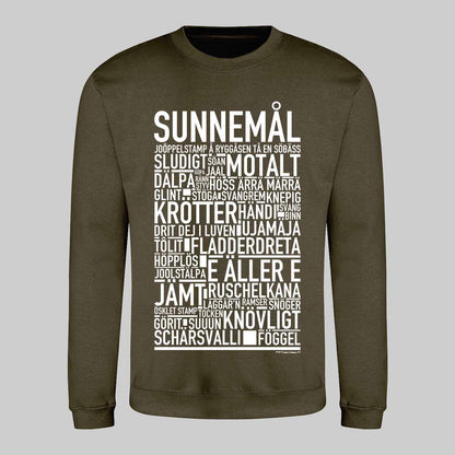 Sunnemål Dialekt Text Sweatshirt