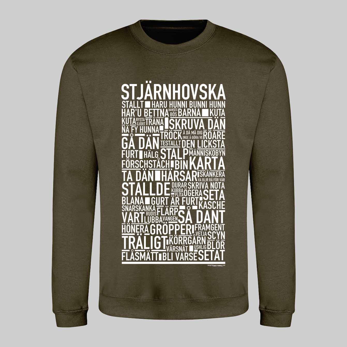 Stjärnhovska Dialekt Text Sweatshirt