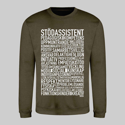Stödassistent 2025 Text Sweatshirt