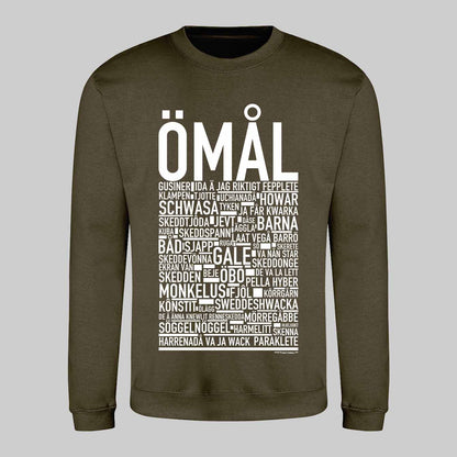 Ömål Dialekt Text Sweatshirt