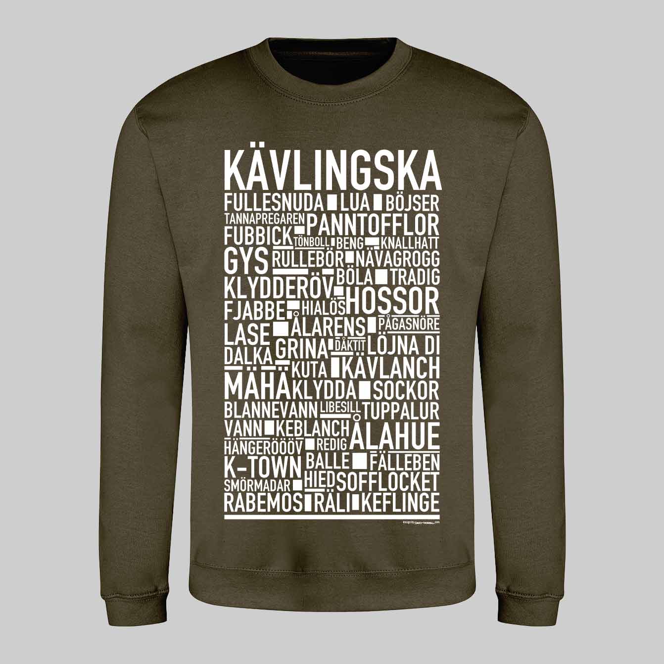 Kävlingska Dialekt Text Sweatshirt