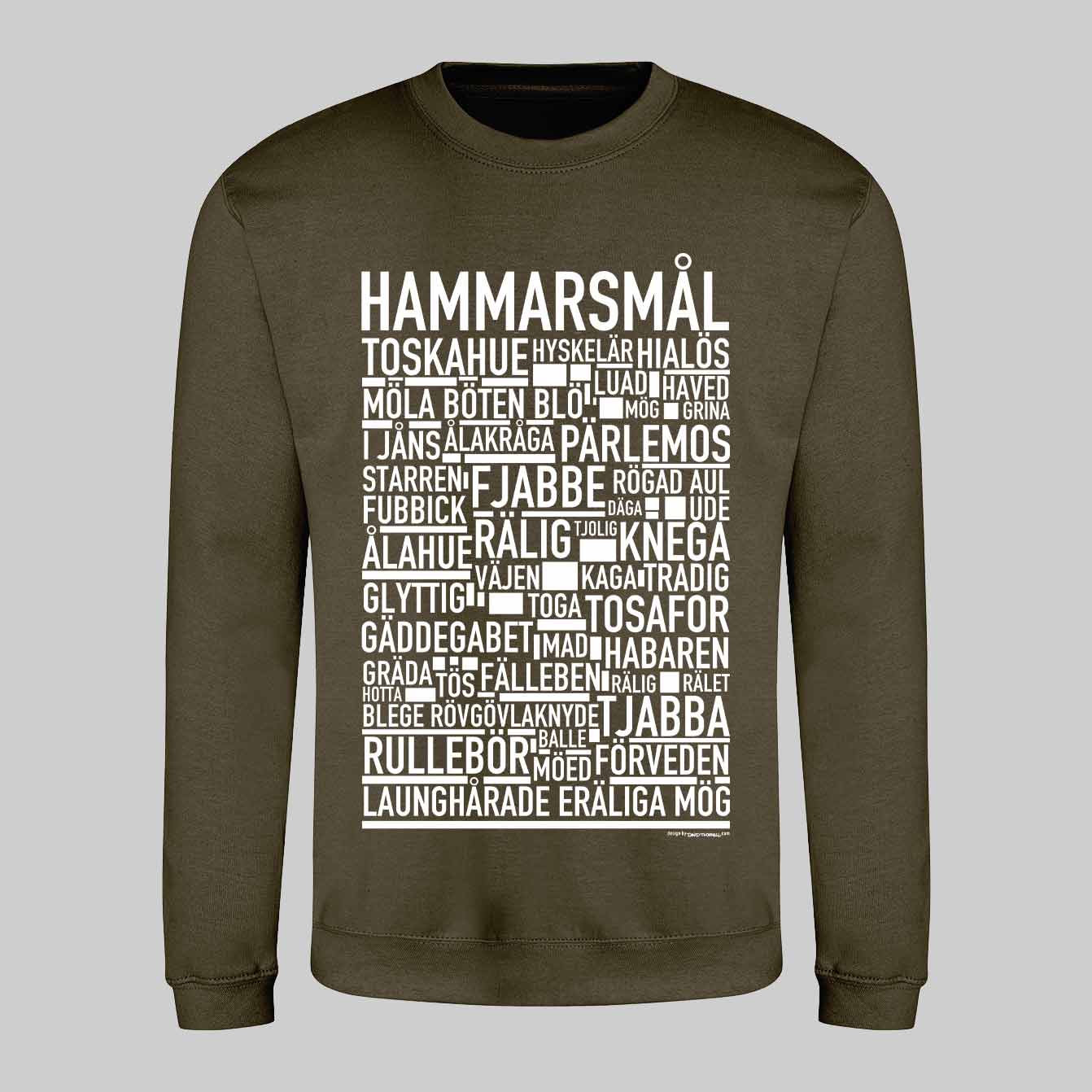Hammarsmål Dialekt Text Sweatshirt