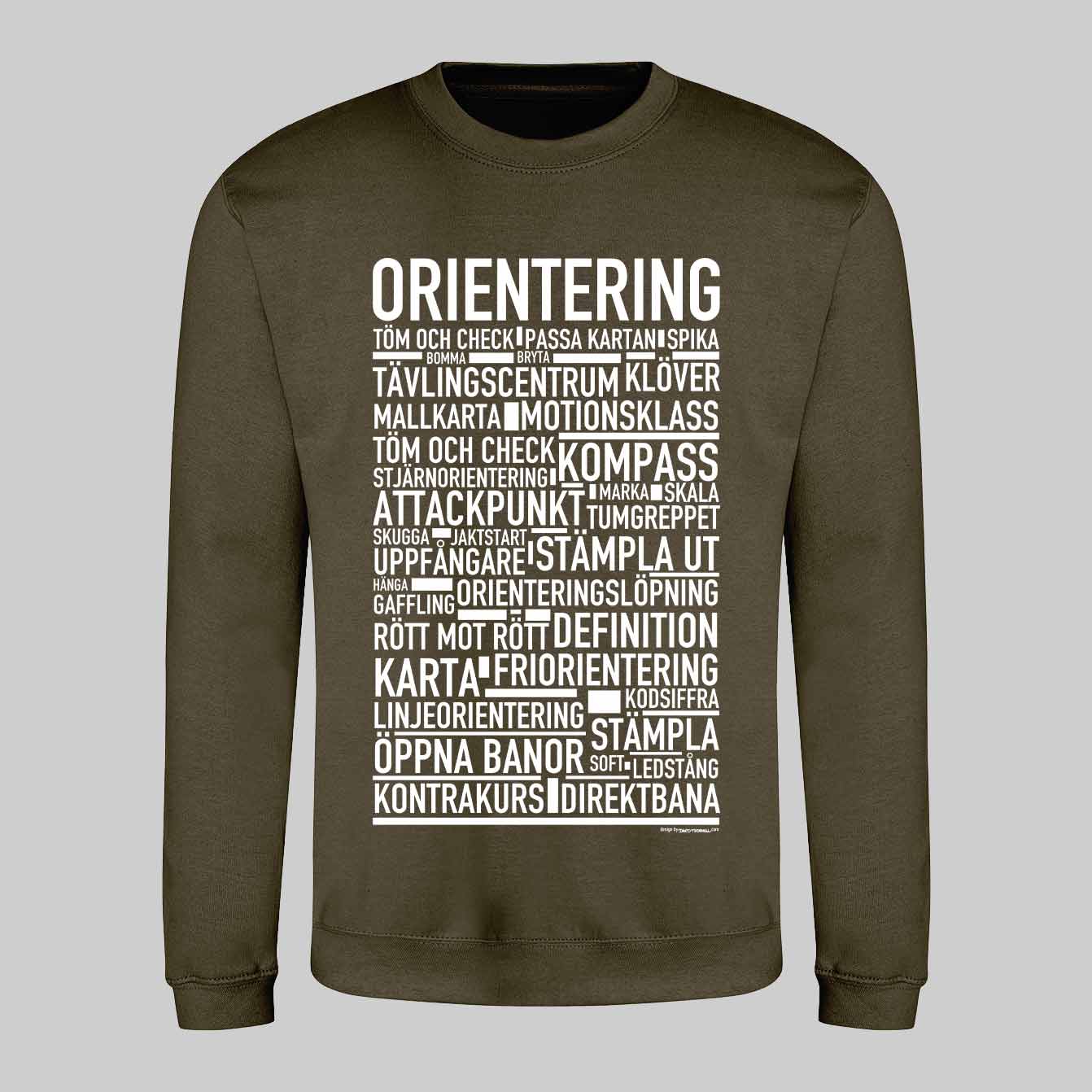 Orientering Text Sweatshirt